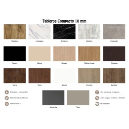 Tablero compacto fenolico| Mesas de exterior- tableros bares nuevos