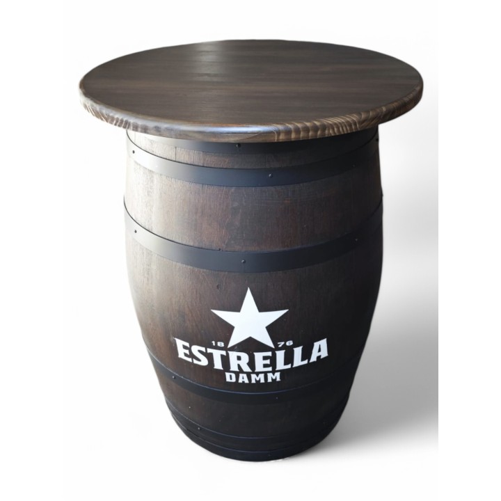 Barrica Serigrafiada madera | Barrica mesa bar