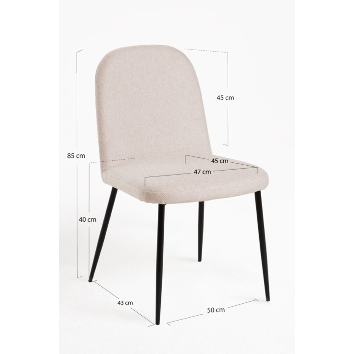 Silla Brelzi Tela |Compra Sillas Online - Mobiliario Hosteleria