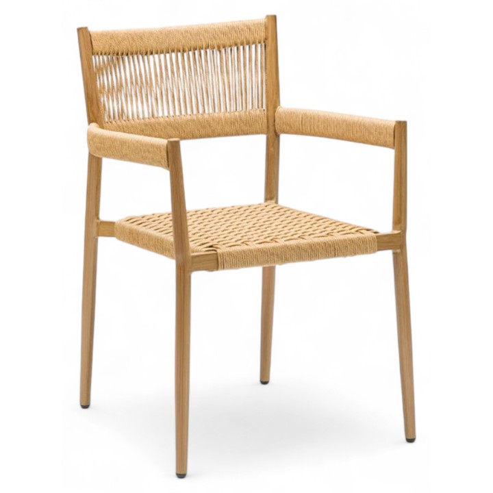 Sillón de aluminio y médula apilable| Sillón Nautico novedad 2025