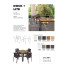 Pack mesa Lite y 4 sillón Dock