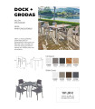Pack mesa Grodas y 4 sillón Dock