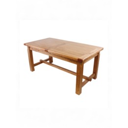 Mesa en madera maciza de pino rústica y extensible - Compra online