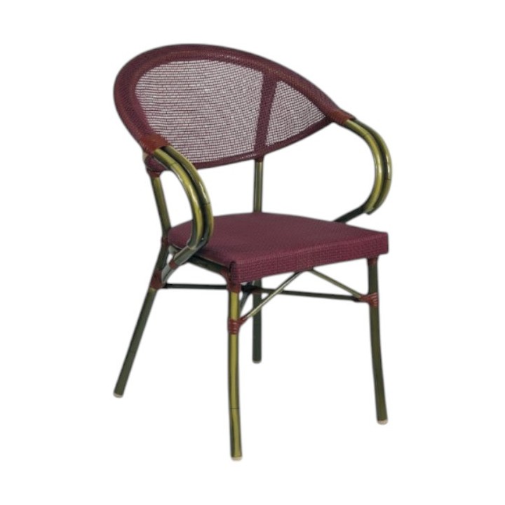 Sillón Carcasona| Mobiliario hostelería Bistro- Silla terraza apilable