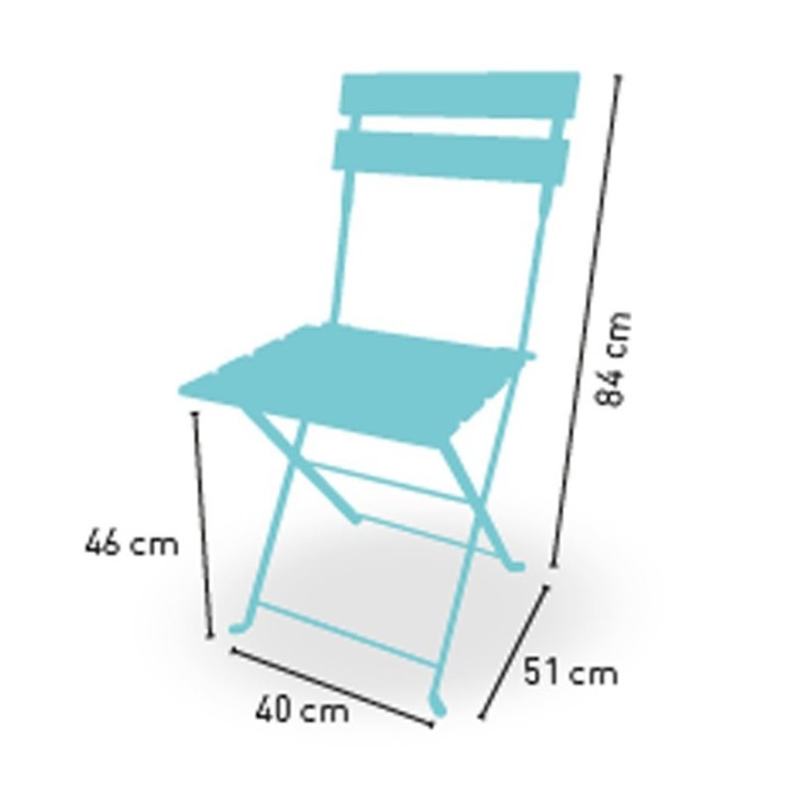Silla interior plegable | Silla Bonn