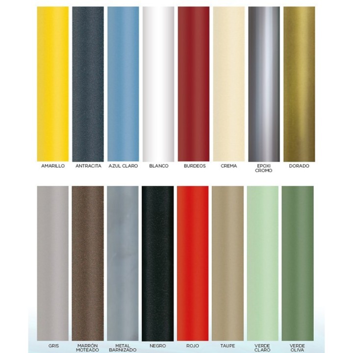 Mesa Bonn plegable|  Estructura pletina acerada y forjada