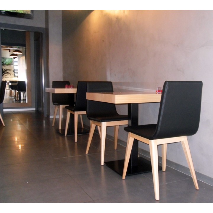 Silla tapizada de madera modelo Ari - Mobiliario Hosteleria Hoteles