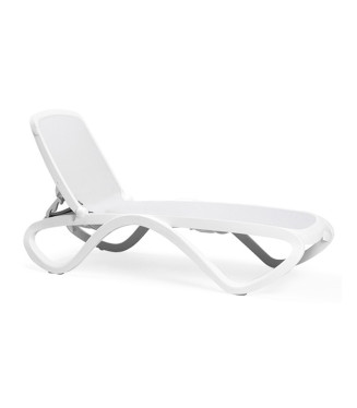 Tumbona Omega blanco tejido blanco