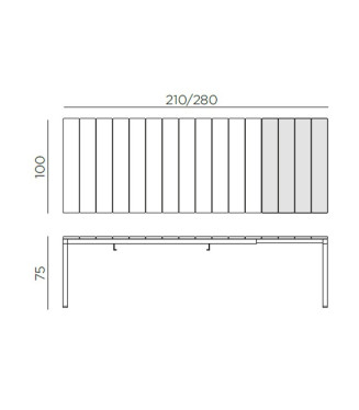 Mesa Rio Extensible 210