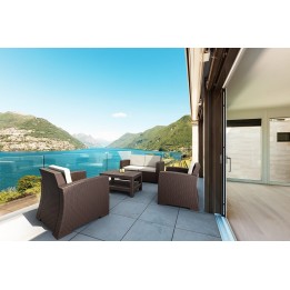 Conjunto Bahia sofas y mesas rattan