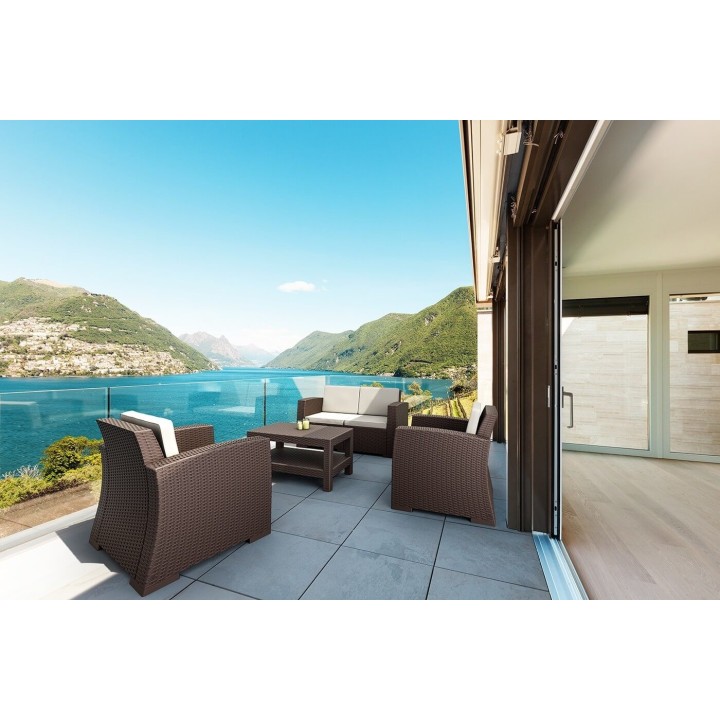 Conjunto Bahia sofas y mesas rattan