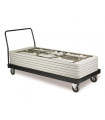 Carro para Transporte de Mesas Catering Rectangulares