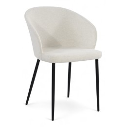 Sillas tapizadas comedor | Sillón Santa Pola - Sillón con patas negras