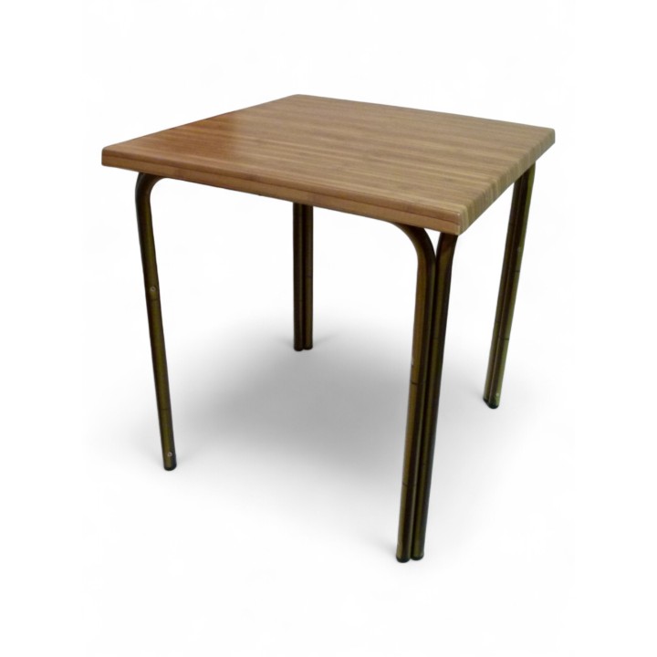 Mesa Aluminio bambu- Sillas y Mesas de madera-Mesas apilables