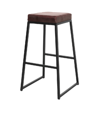 Taburete industrial Gordes tapizado