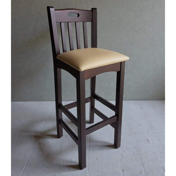Taburete Praga tapizado- Sillas y Mesas de madera-Thonet, vintage
