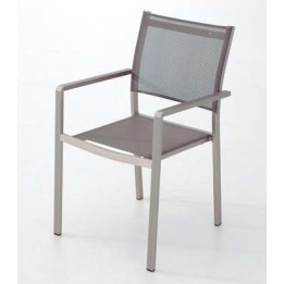 Sillón Karibu aluminio| Sillas apilables para bares y restaurantes