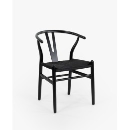 Silla Wishbone negra haya|Sillas nordicas| Sillas CH24 de Hans Wegner