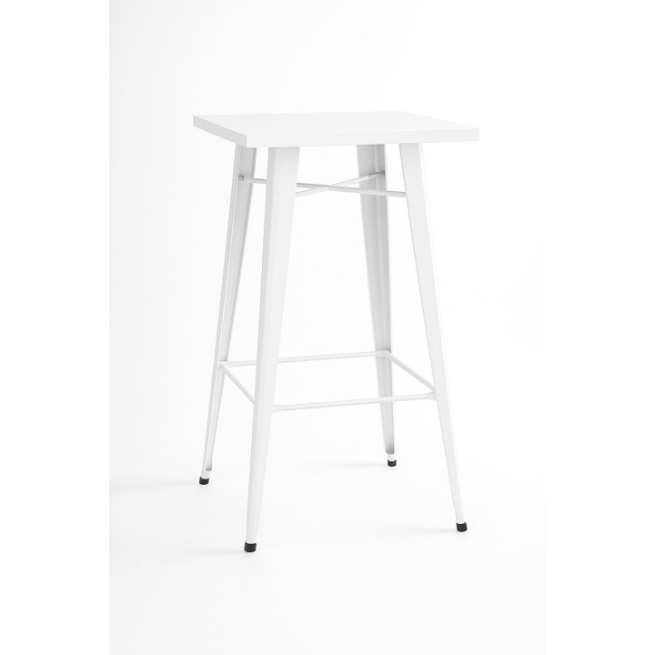 MesaTolix Alta Cuadrada 60 cm-Sillas y Mesas de madera FJM