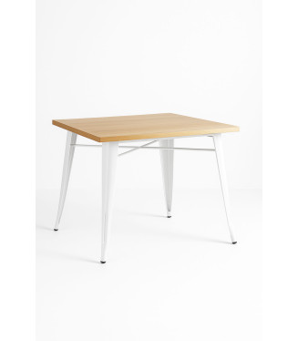 Mesa Industrial tapa madera