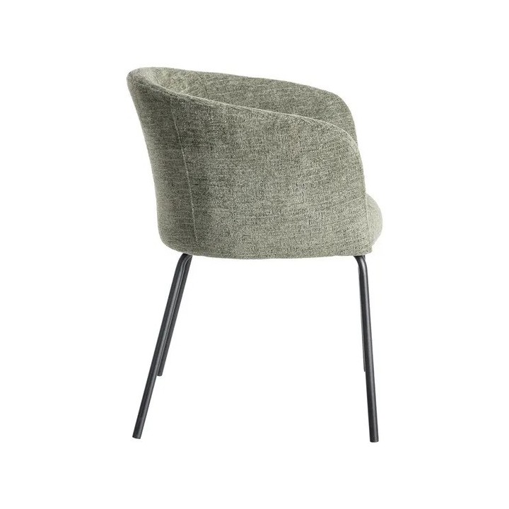 Silla Nuremberg tela verde| Mobiliario Retro|Sillas Industrial