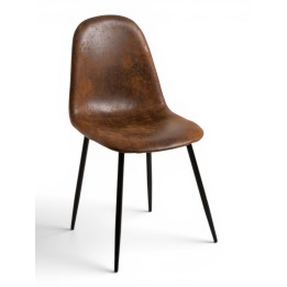 Silla Boro polipiel vintage |Sillas Nórdicas tapizadas para bar