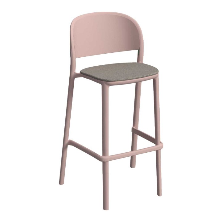 ▷Taburete Trena Pad | Mobiliario bares- Taburete asiento acolchado