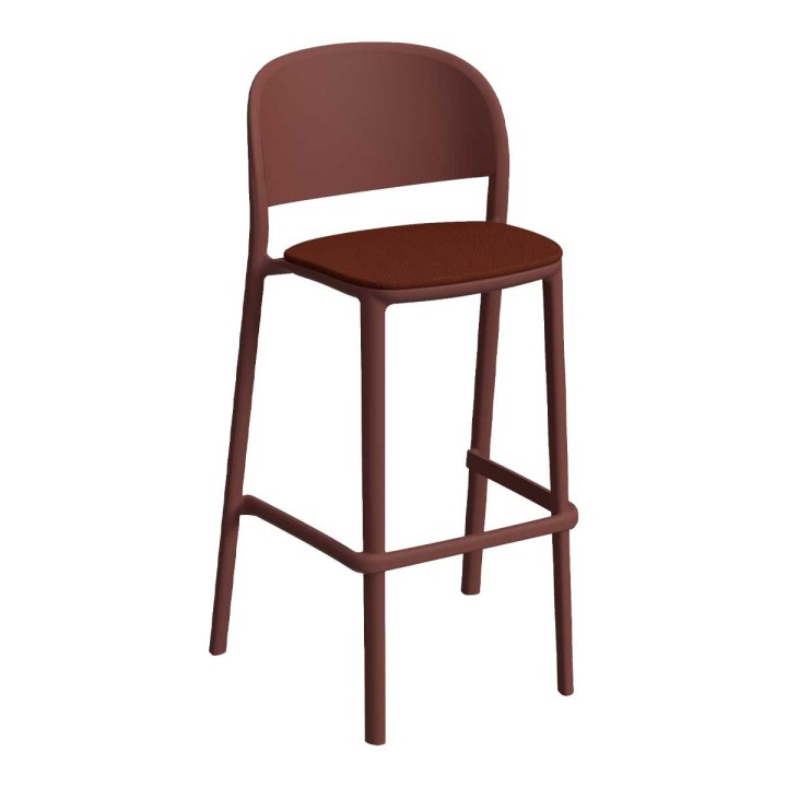 ▷Taburete Trena Pad | Mobiliario bares- Taburete asiento acolchado