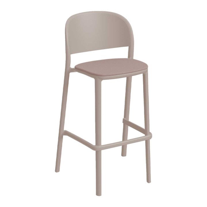 ▷Taburete Trena Pad | Mobiliario bares- Taburete asiento acolchado