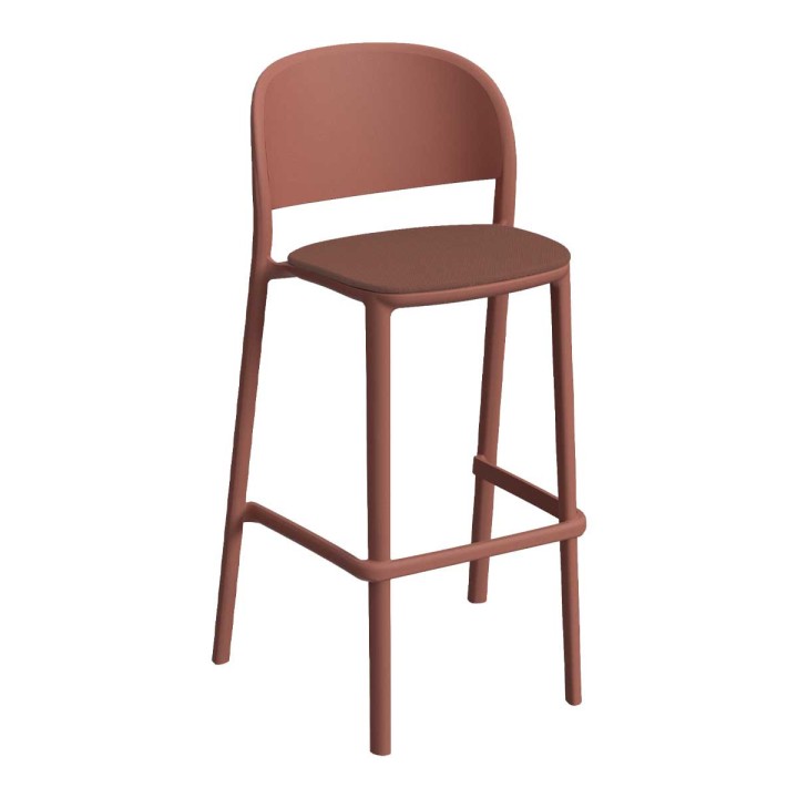 ▷Taburete Trena Pad | Mobiliario bares- Taburete asiento acolchado