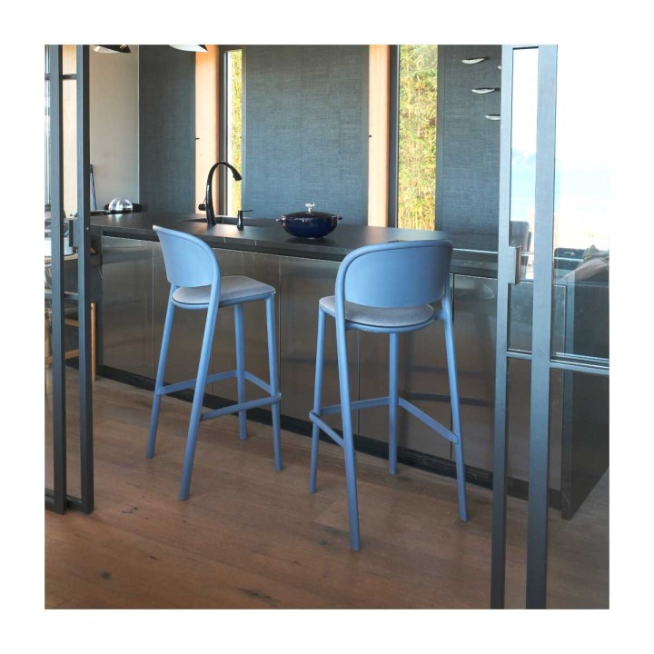 ▷Taburete Trena Pad | Mobiliario bares- Taburete asiento acolchado