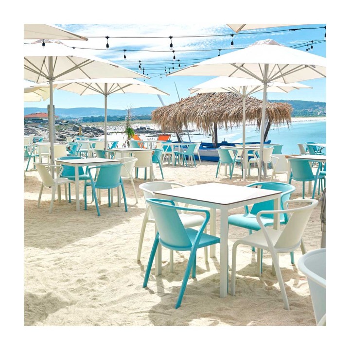 Parasol Costa Azul 3x3m Profesional - Sillas y Mesas de madera