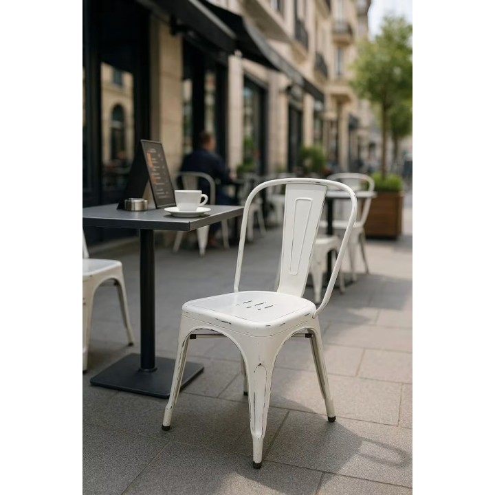 Silla Tolix Vintage | Silla TOLIX【Estilo Retro】 Apilable para Bares