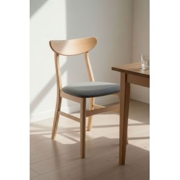Comprar Pack 2 Sillas Zenit Madera Tapizada | Sillas y Mesas de madera