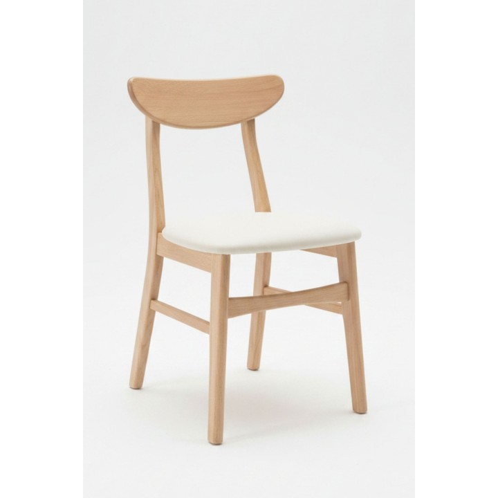 Comprar Pack 2 Sillas Zenit Madera Tapizada | Sillas y Mesas de madera