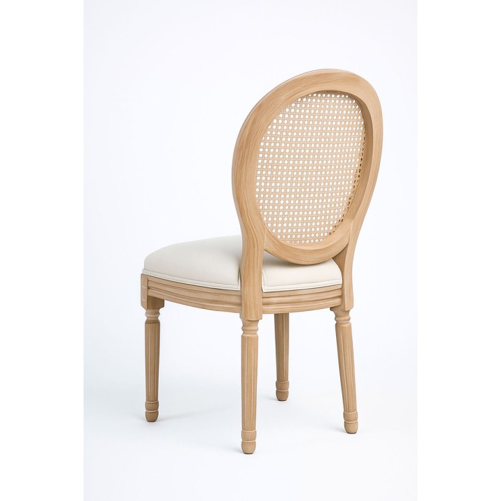 Sill LUIS XVI madera Olmo | Silla Palace Respaldo rejilla