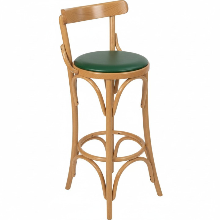 Taburete thonet EGO -Taburete Irlandés madera o tapizado - Mobiliario Cafetín