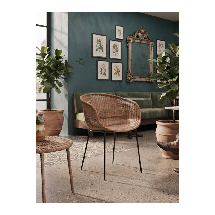 Compra el Sillón Duke | diseño premium de ratán y acero para terrazas