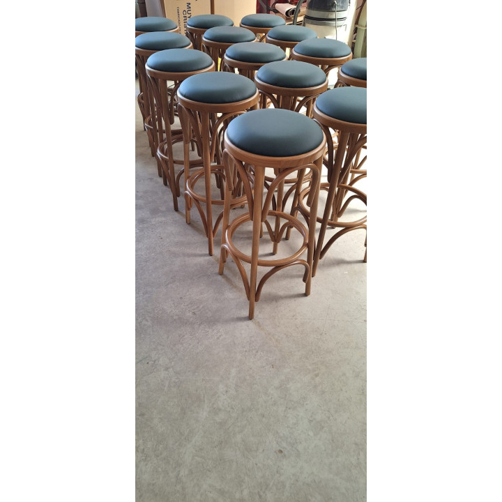 Taburete Thonet Troll tapizado - Mobilario Hosteleria - Sillas y Mesas de madera FJM
