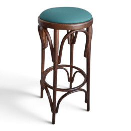 Taburete Thonet Troll tapizado
