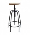 Taburete Industrial Garland giratorio