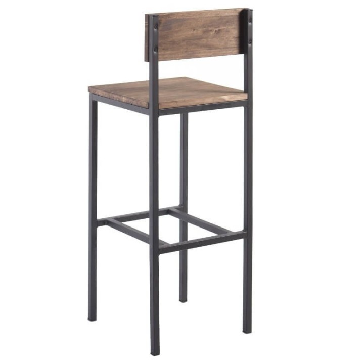 Taburete Van Gogh respaldo |Mobiliario hosteleria vintage