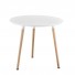 Mesa Nórdica Eames Redonda Blanca 80 cm