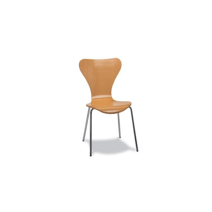 Silla Ballarant apilable|Sillas y Mesas de madera