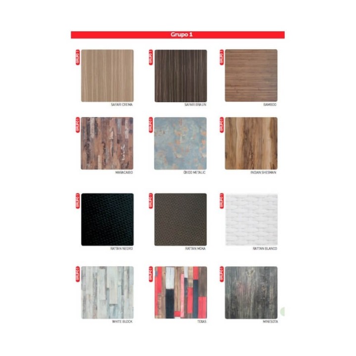  Pack 18Mesa Barbara + 4 Silla con brazos Montpellier