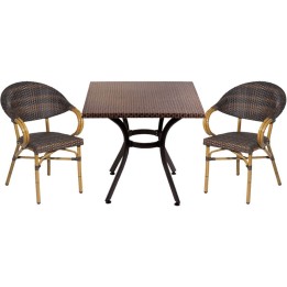  Pack 18Mesa Barbara + 4 Silla con brazos Montpellier