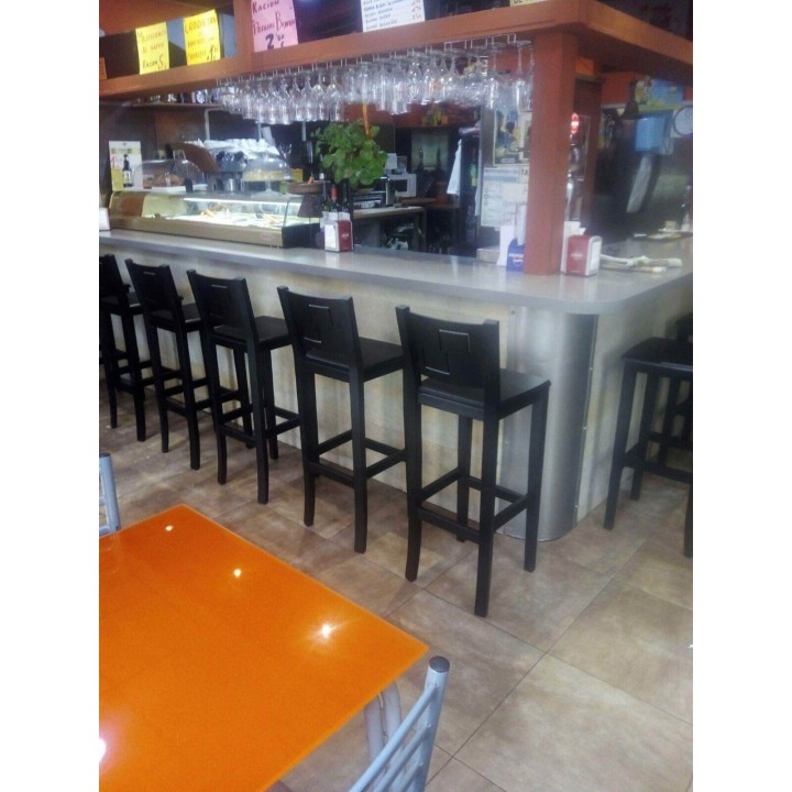 Taburete hostelería Génova | Taburete madera diseño- bares y restaurantes
