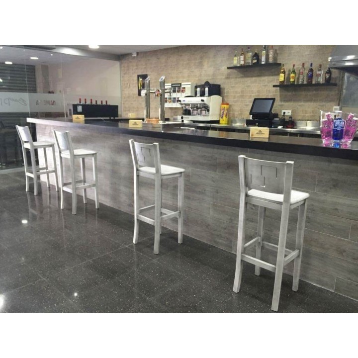 Taburete hostelería Génova | Taburete madera diseño- bares y restaurantes