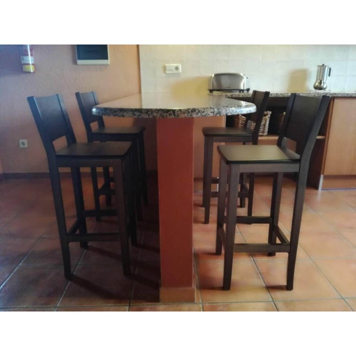 Taburete hostelería 551 | Taburete de madera diseño 	