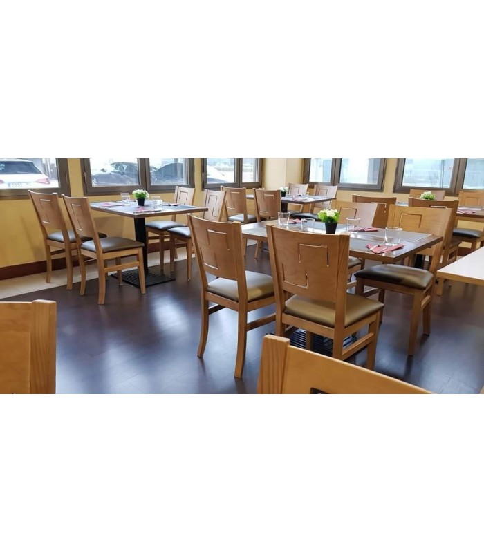 Silla Diseño modelo  Génova| Silla Madera bares